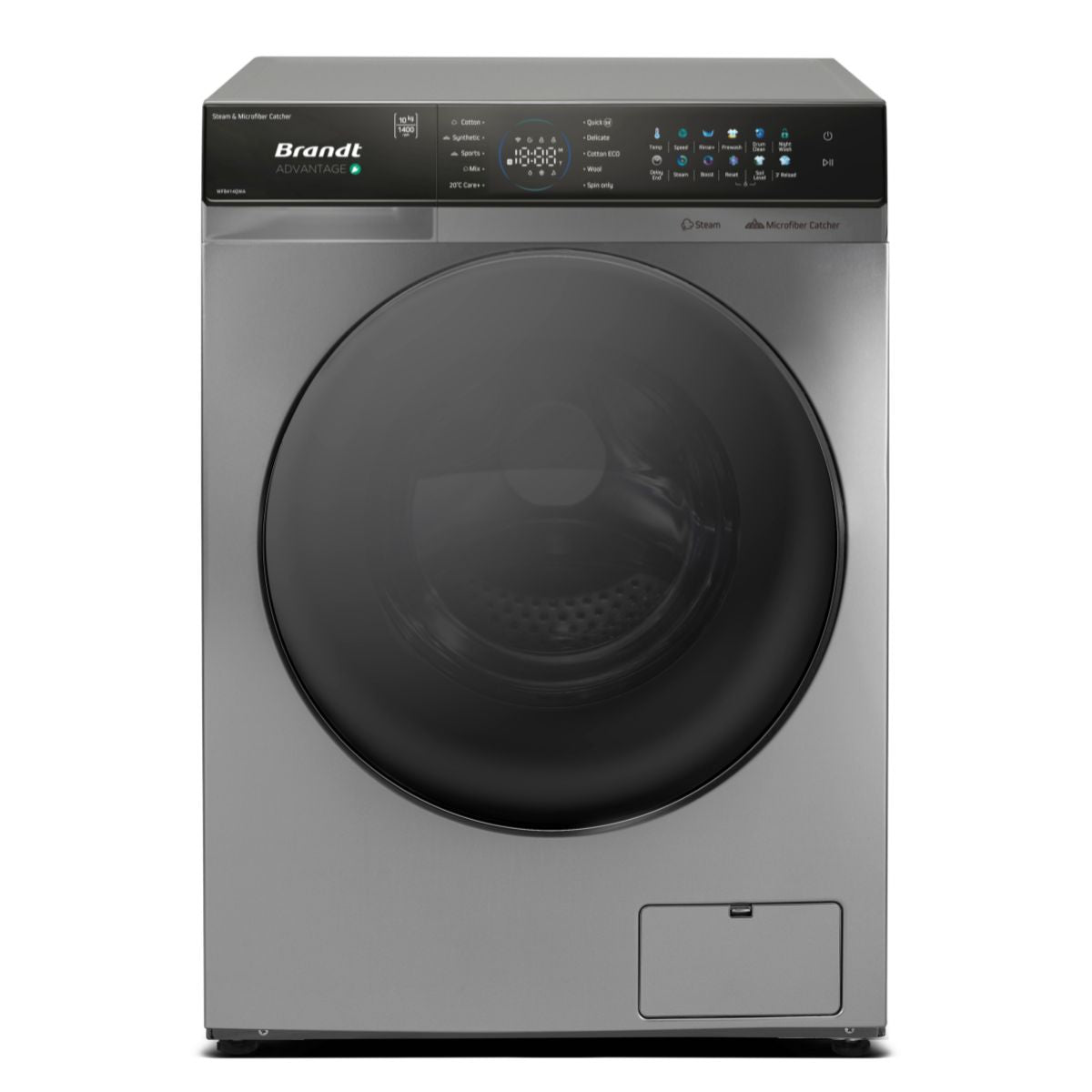 12kg Brandt Front Load Washing Machine Black