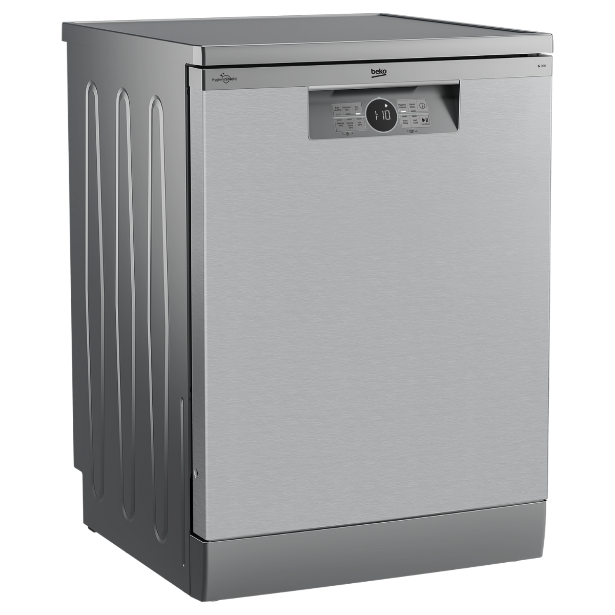 60cm Beko Freestanding Dishwasher in Pearl Inox