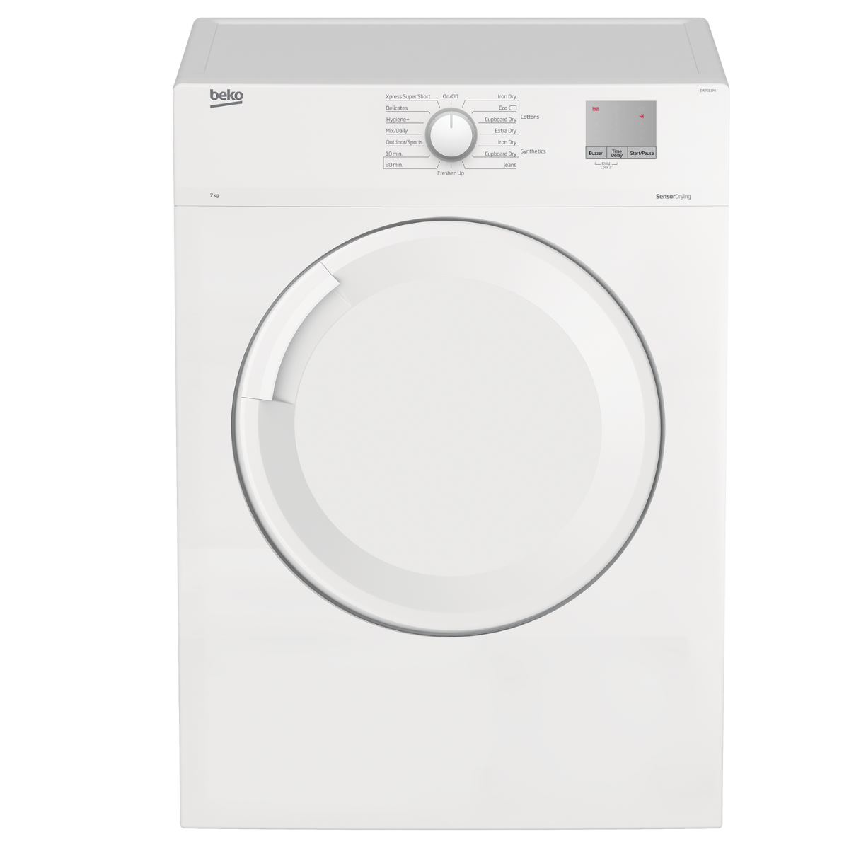 7kg Beko Air Vented Tumble Dryer