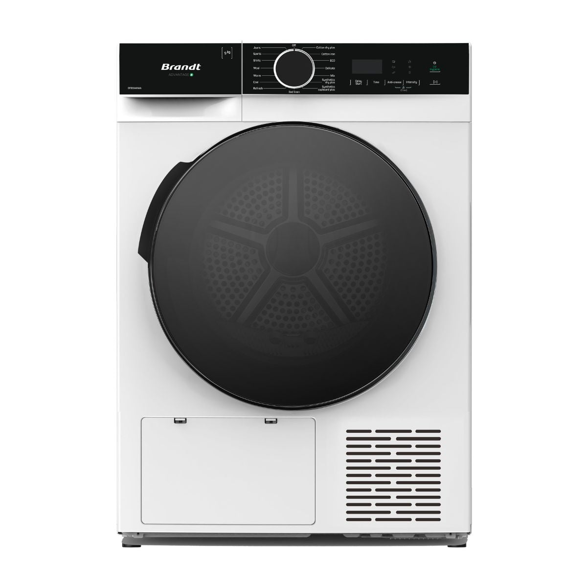 9kg Brandt Front Load Slim Line Heat Pump Condenser Dryer