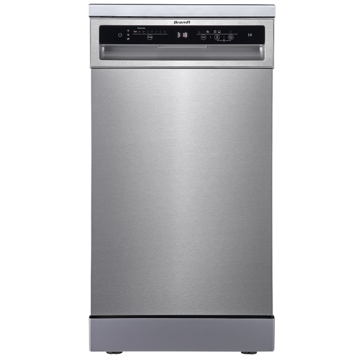Brandt 45cm Free Standing Dishwasher Stainless Steel