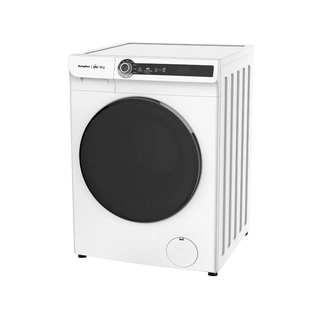8kg EuropAce Steam Front Load Washing Machine