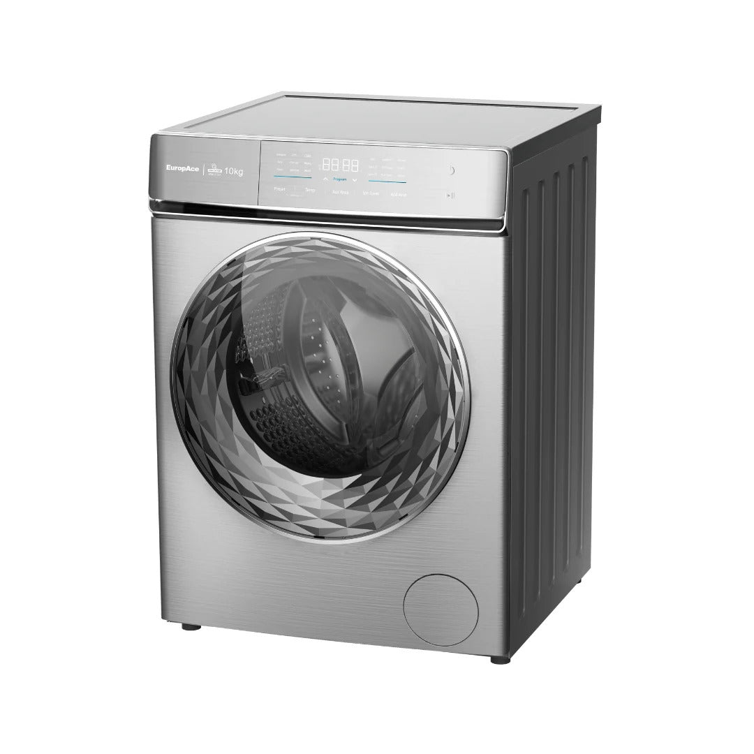 10kg EuropAce Steam Front Load Washing Machine