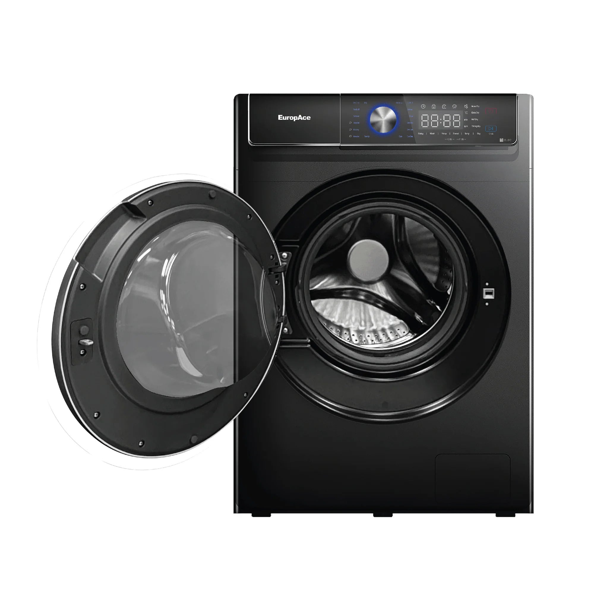 8/5kg EuropAce Front Load Steam Washer Dryer