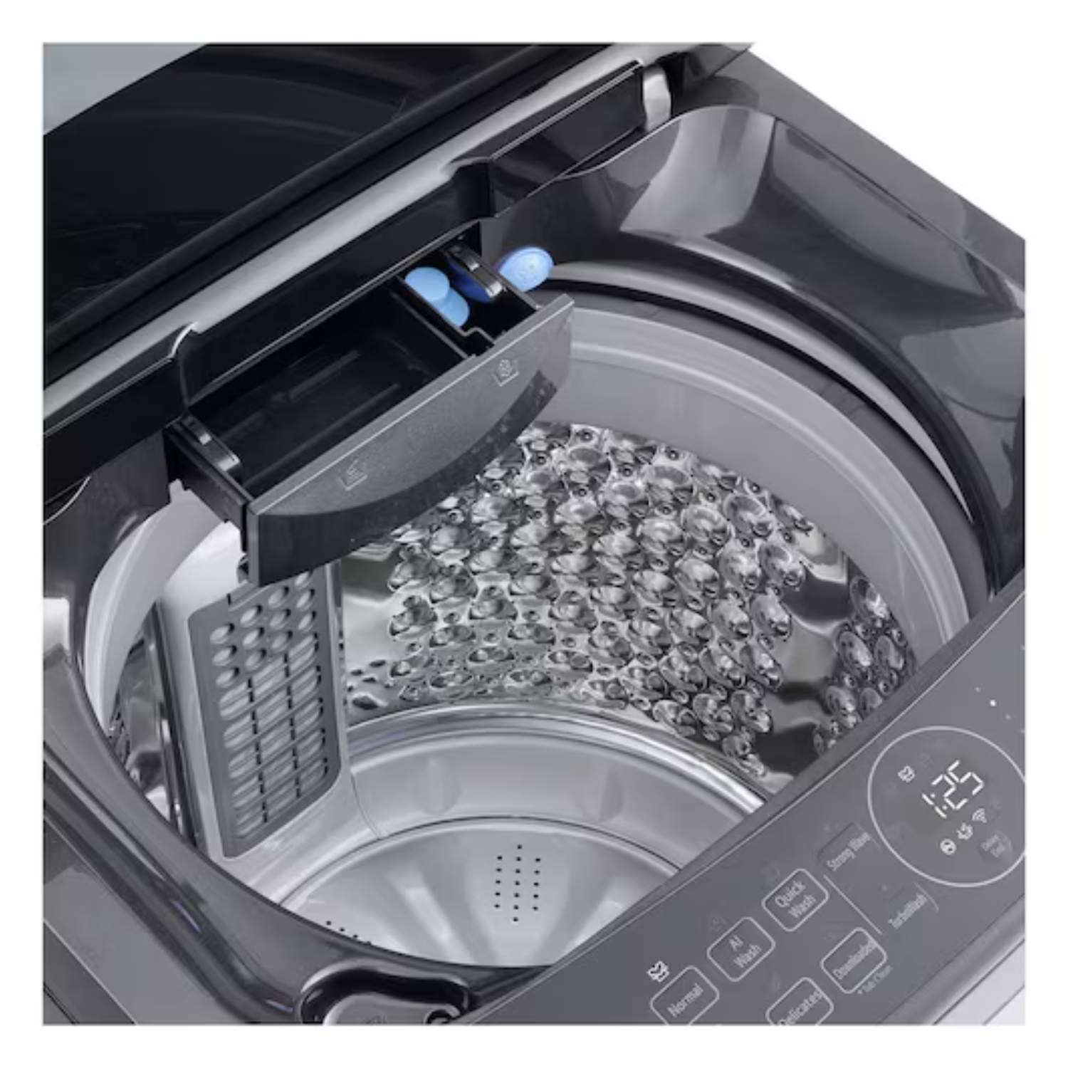 10.5kg LG AI DD™ Top Load Washing Machine Middle Black