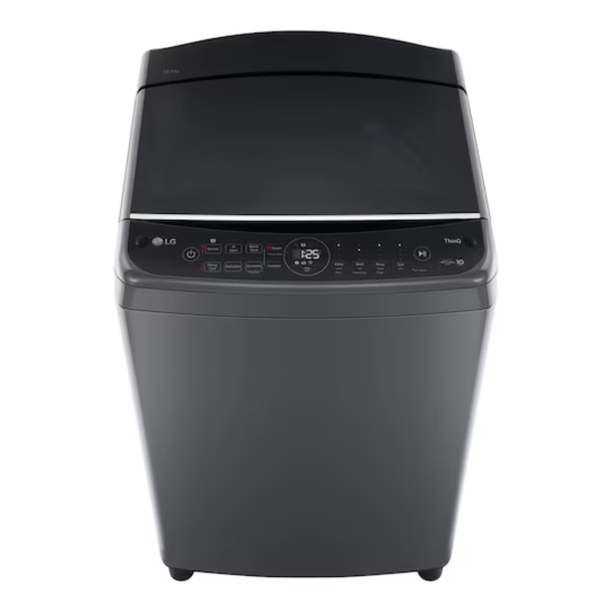 10.5kg LG AI DD™ Top Load Washing Machine Platinum Black
