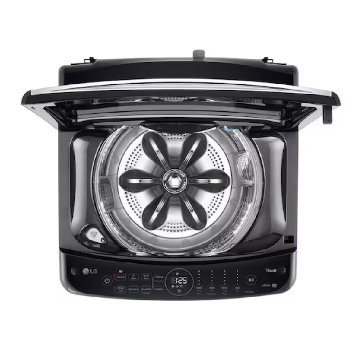 10.5kg LG AI DD™ Top Load Washing Machine Platinum Black