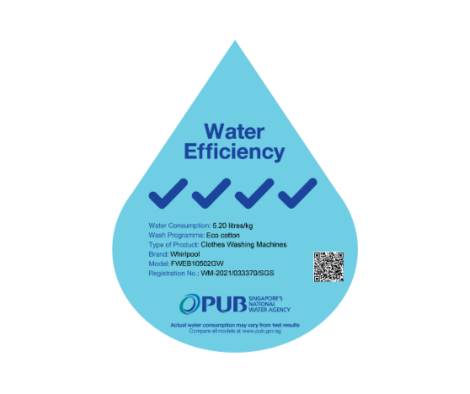 10.5kg Whirlpool SaniCare Front Load Washer White