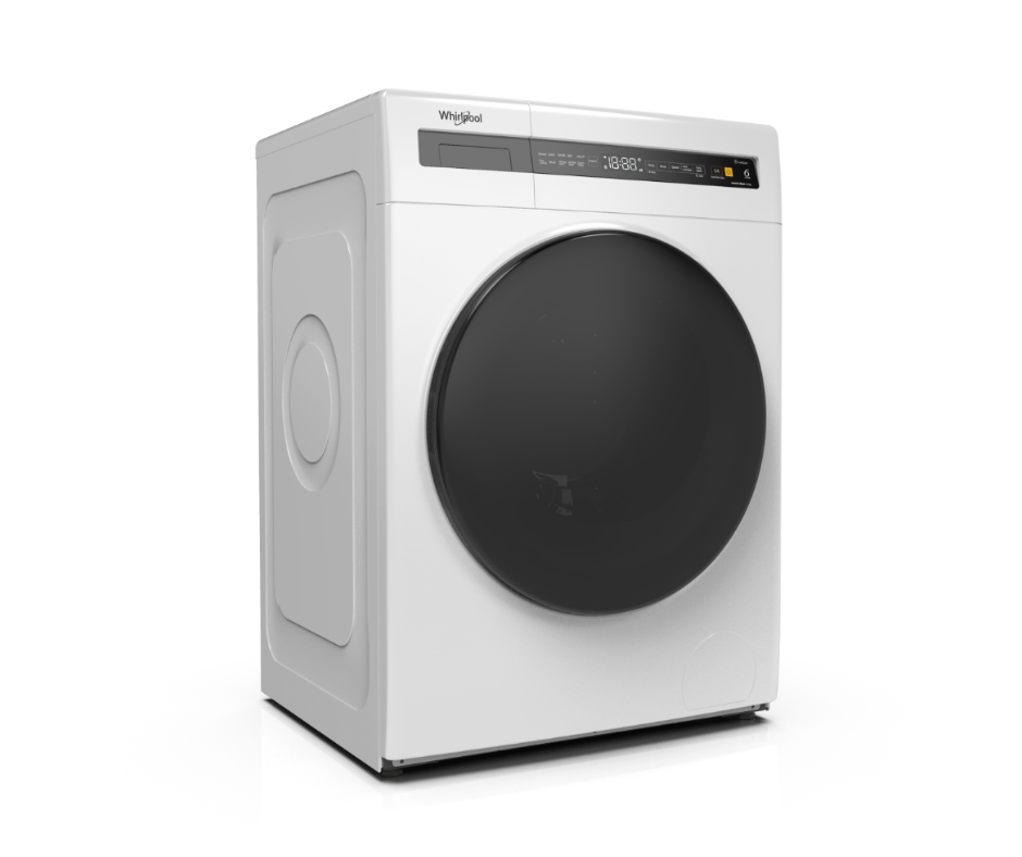 10.5kg Whirlpool SaniCare Front Load Washer White