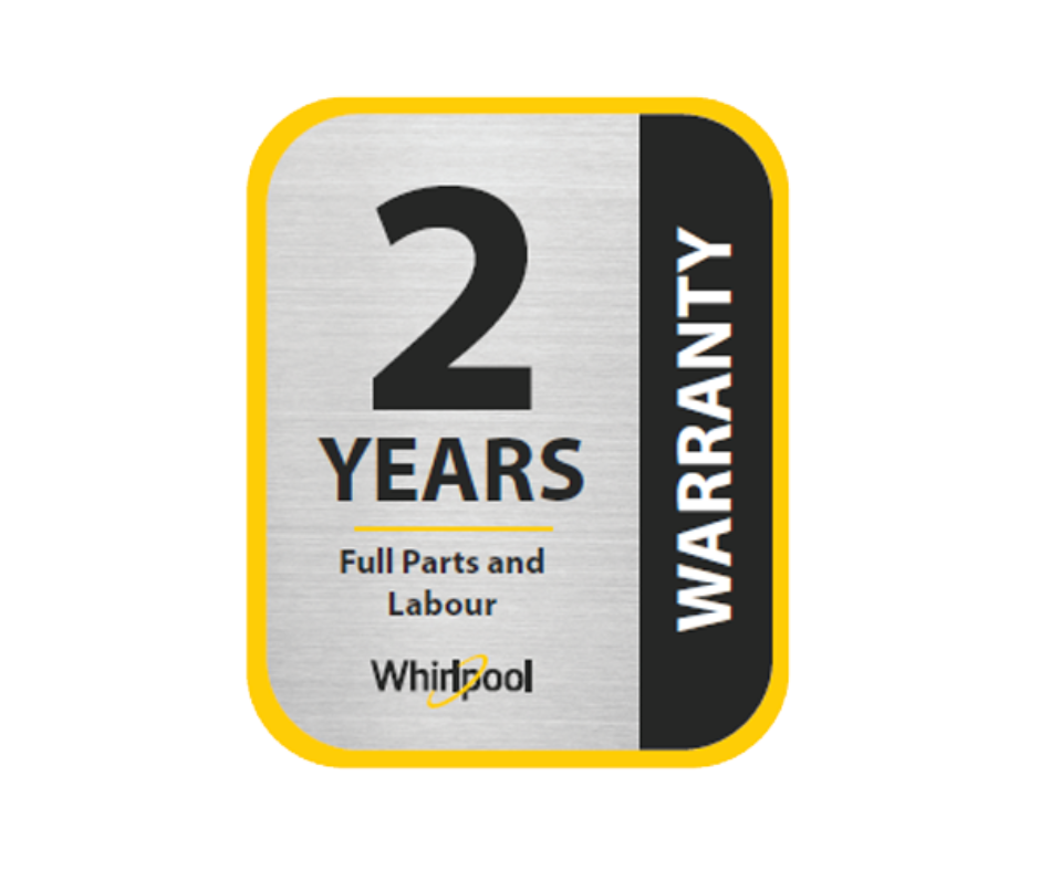 10.5kg Whirlpool Supreme OxyCare Front Load Washer White