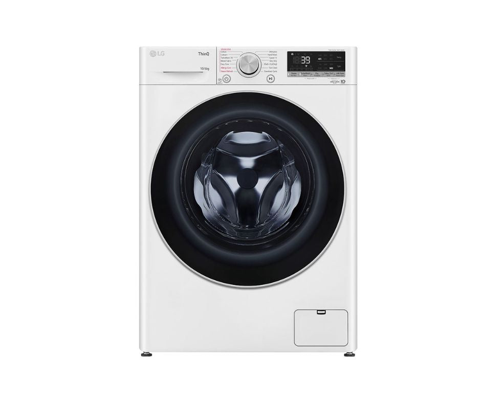 10/6kg LG AI Direct Drive Front Load Washer Dryer White