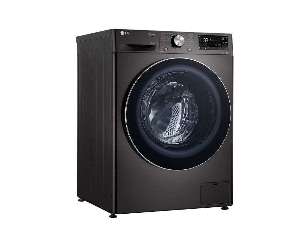 10/6kg LG AI Direct Drive Front Load Washer Dryer Black