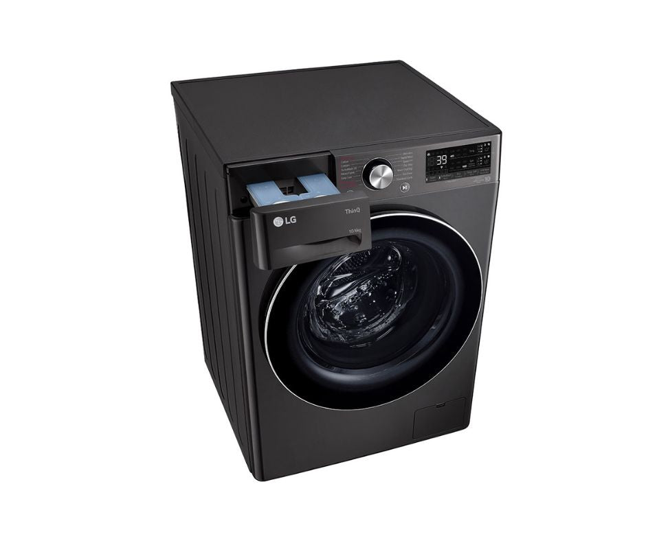 10/6kg LG AI Direct Drive Front Load Washer Dryer Black