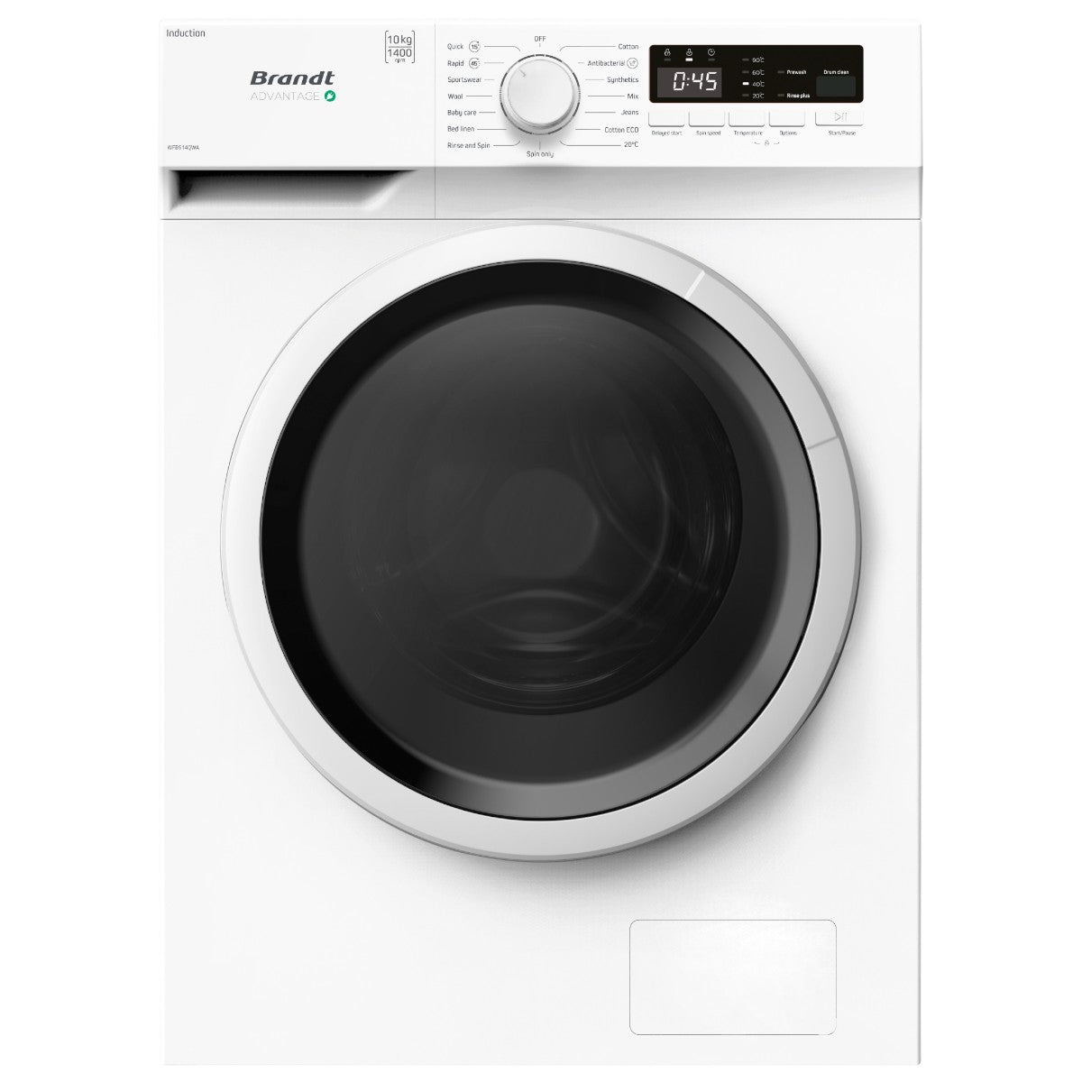 10kg Brandt Front Load Slim Line Washing Machine