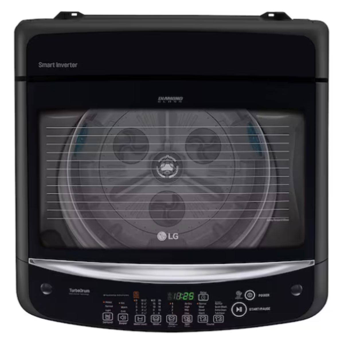 10kg LG Smart Inverter Top Load Washing Machine Middle Black