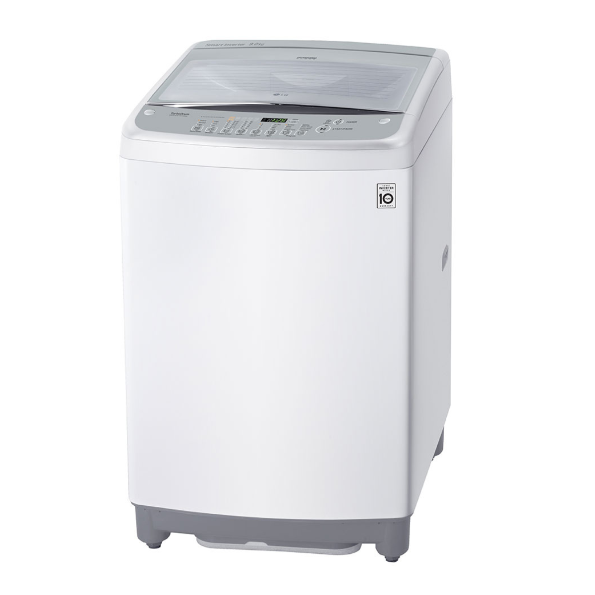 10kg LG Smart Inverter Top Load Washing Machine White