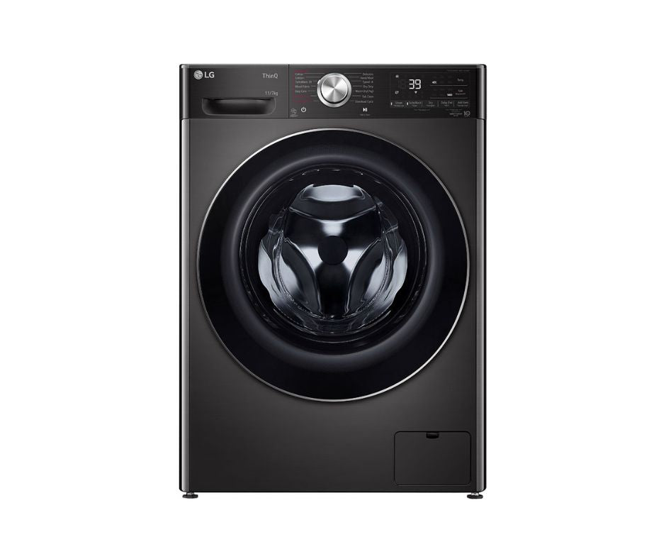 11/7kg LG AI Direct Drive Front Load Washer Dryer Black