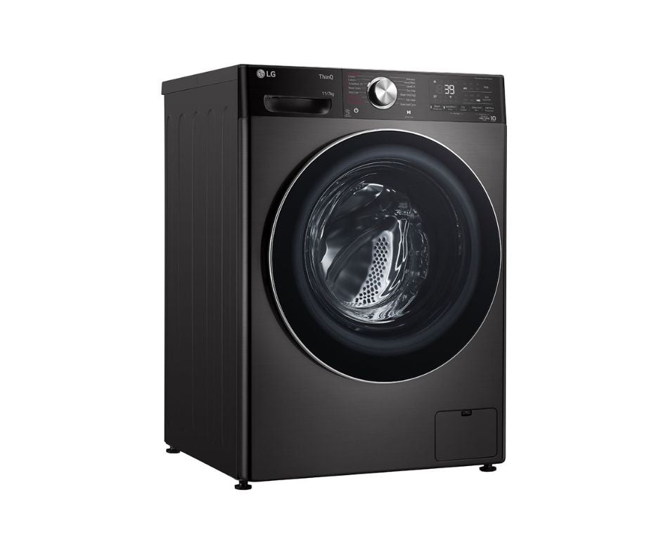 11/7kg LG AI Direct Drive Front Load Washer Dryer Black