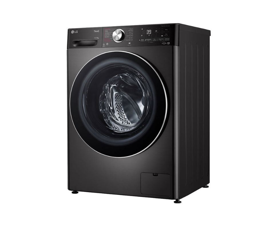 11/7kg LG AI Direct Drive Front Load Washer Dryer Black