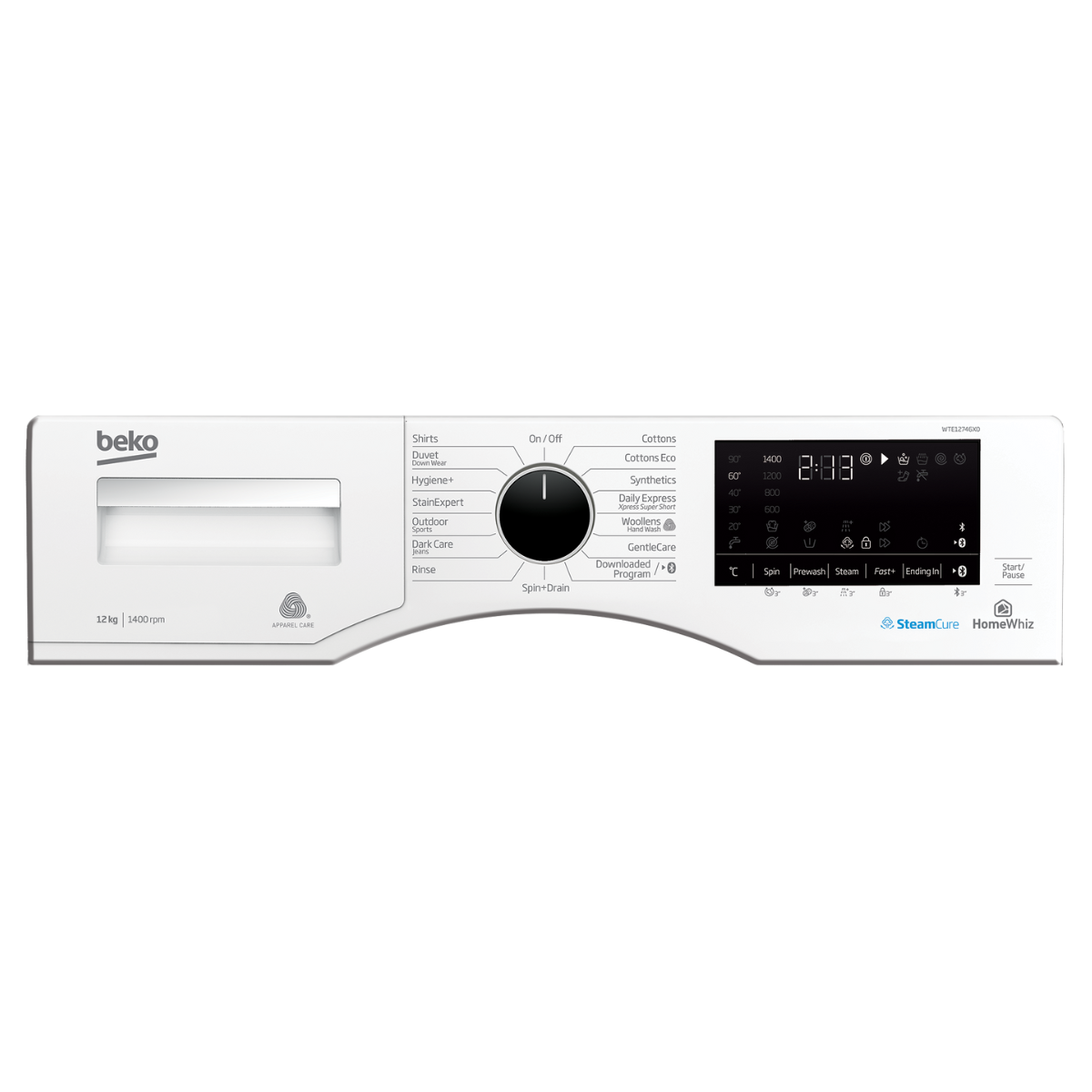 12kg Beko Front Load Washing Machine