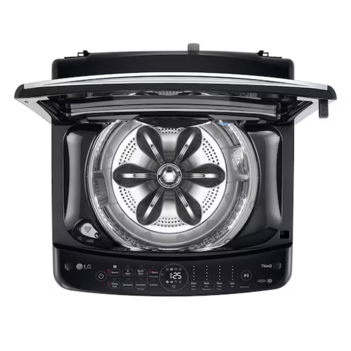 12kg LG AI DD™ Top Load Washing Machine Platinum Black