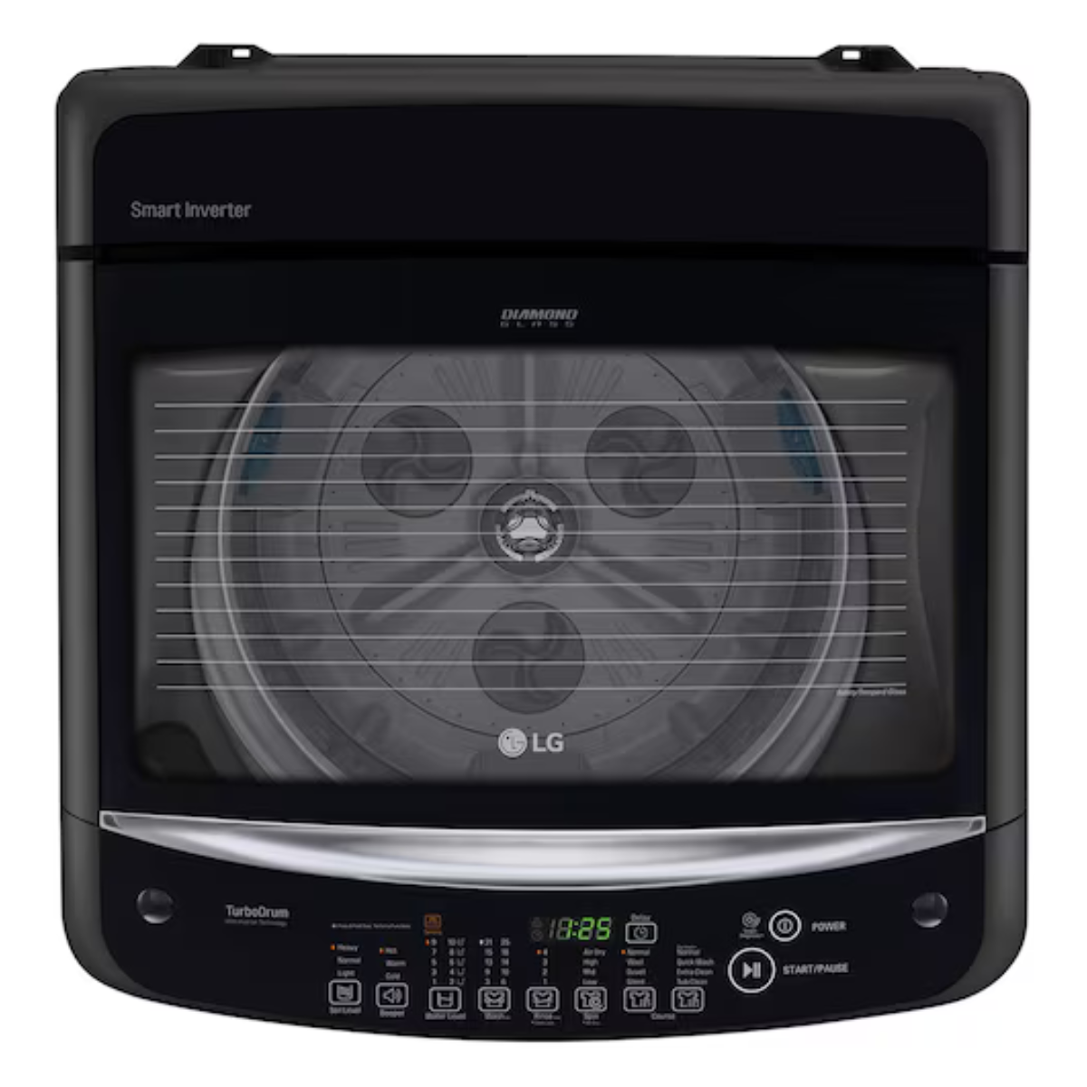 13kg LG Smart Inverter Top Load Washing Machine Middle Black