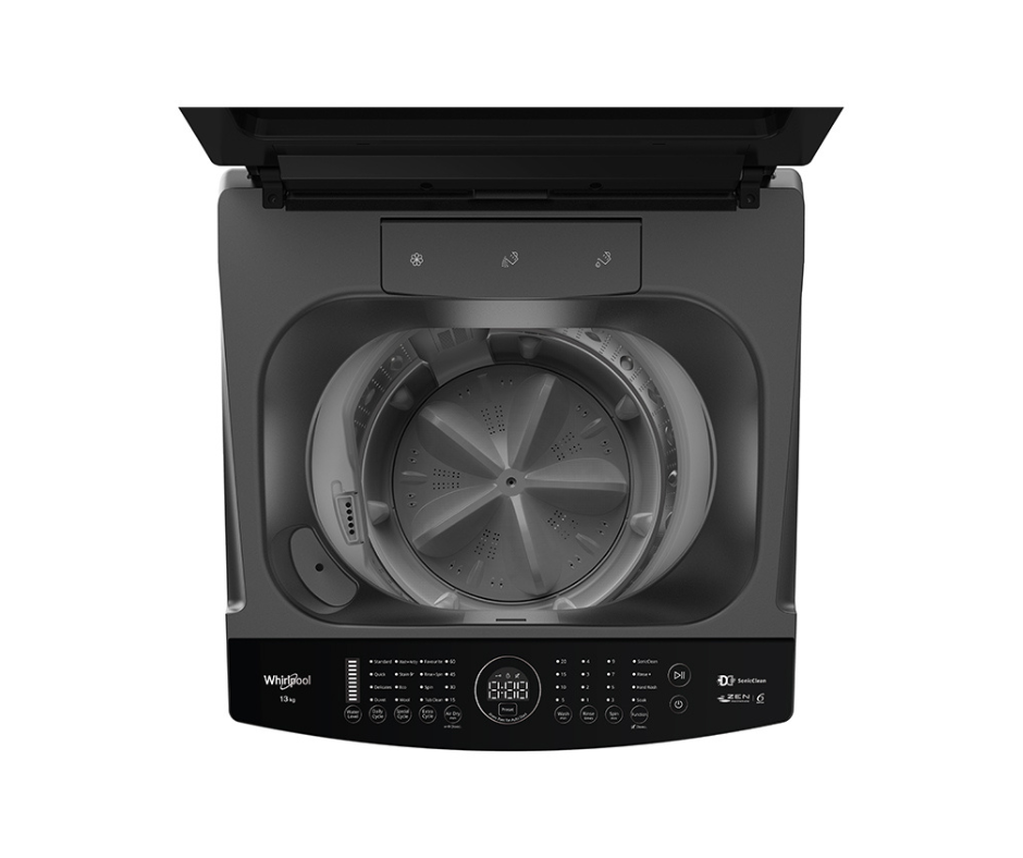 13kg Whirlpool VWED13022GG SonicClean Direct Drive Top Load Washer