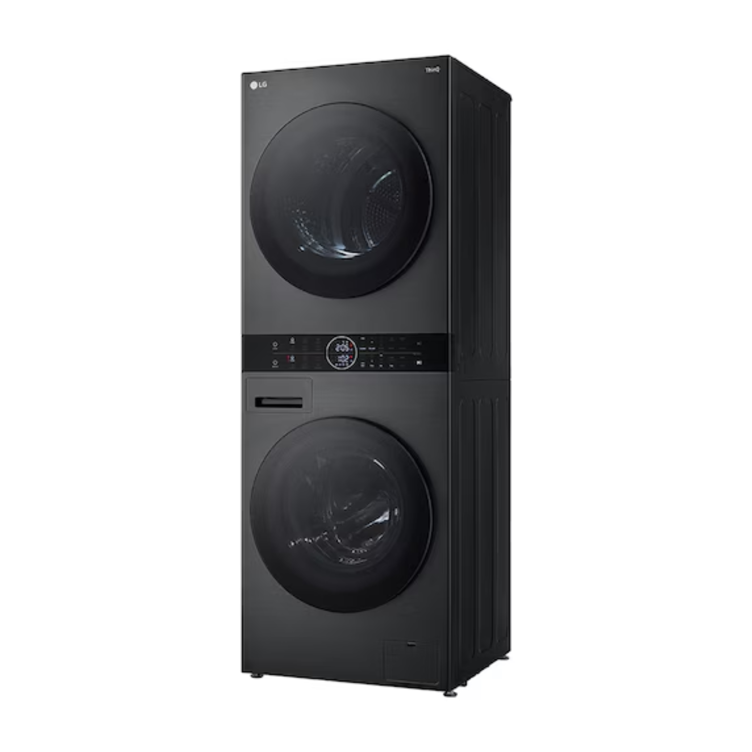14/10kg LG AI DD™ Front Load WashTower™ Black Steel