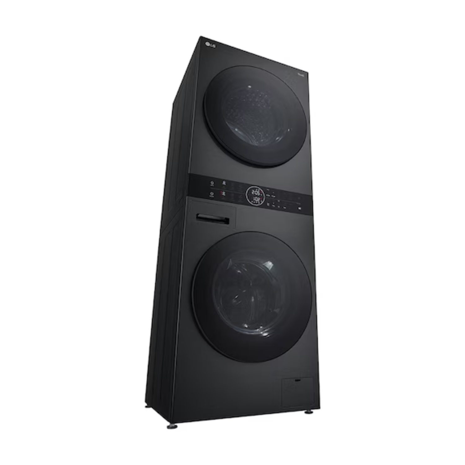 14/10kg LG AI DD™ Front Load WashTower™ Black Steel