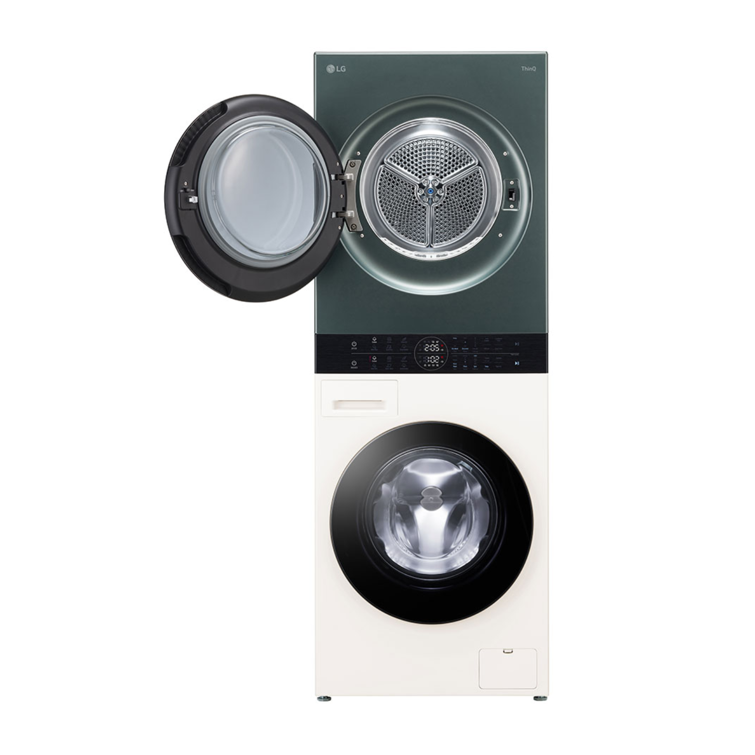 14/10kg LG AI DD™ Front Load WashTower™ Green/Beige