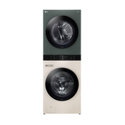 21/16kg LG AI DD™ Front Load WashTower™ Green/Beige