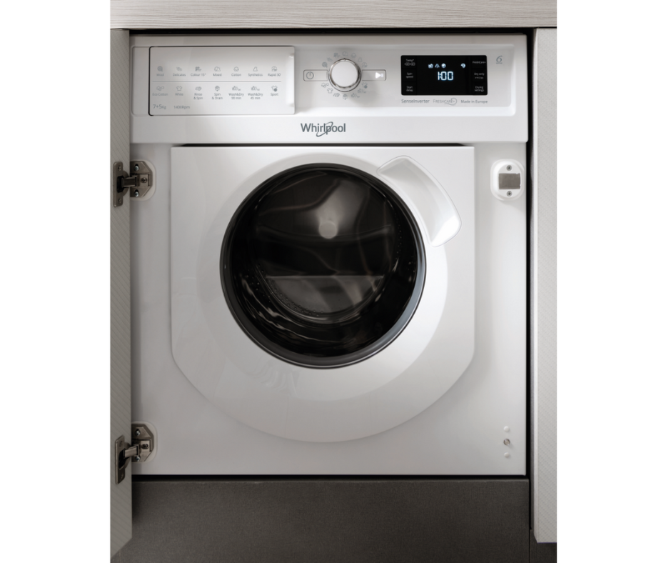 7/5kg Whirlpool Front Load Washer Dryer