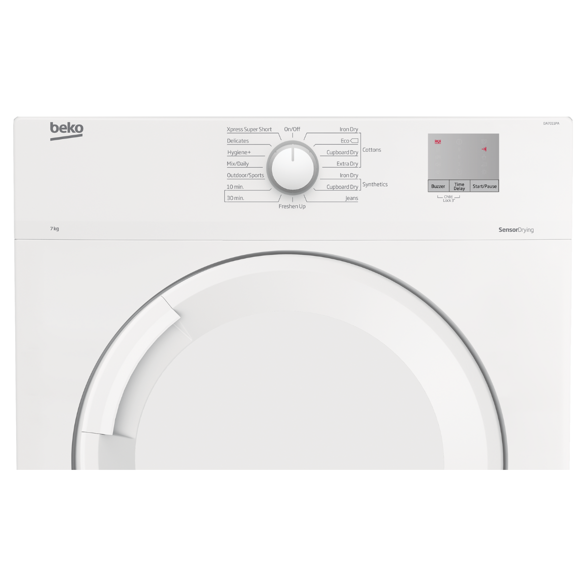 7kg Beko Air Vented Tumble Dryer