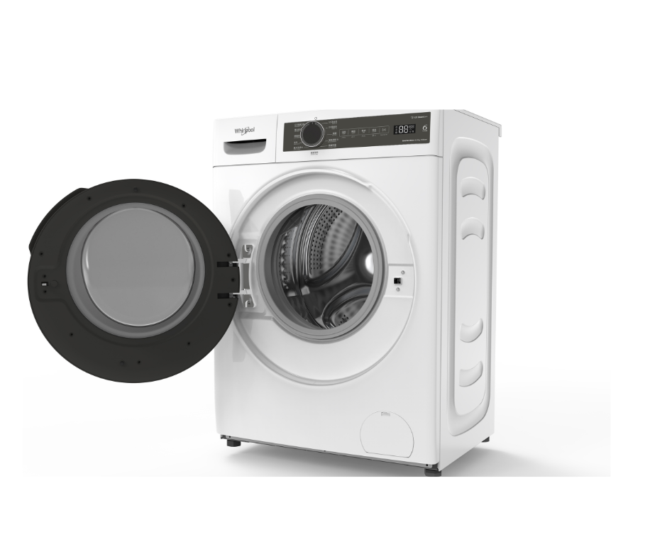 8.5/6kg Whirlpool WWPB485602GW 820 SteamCare Front Load Slim Washer Dryer