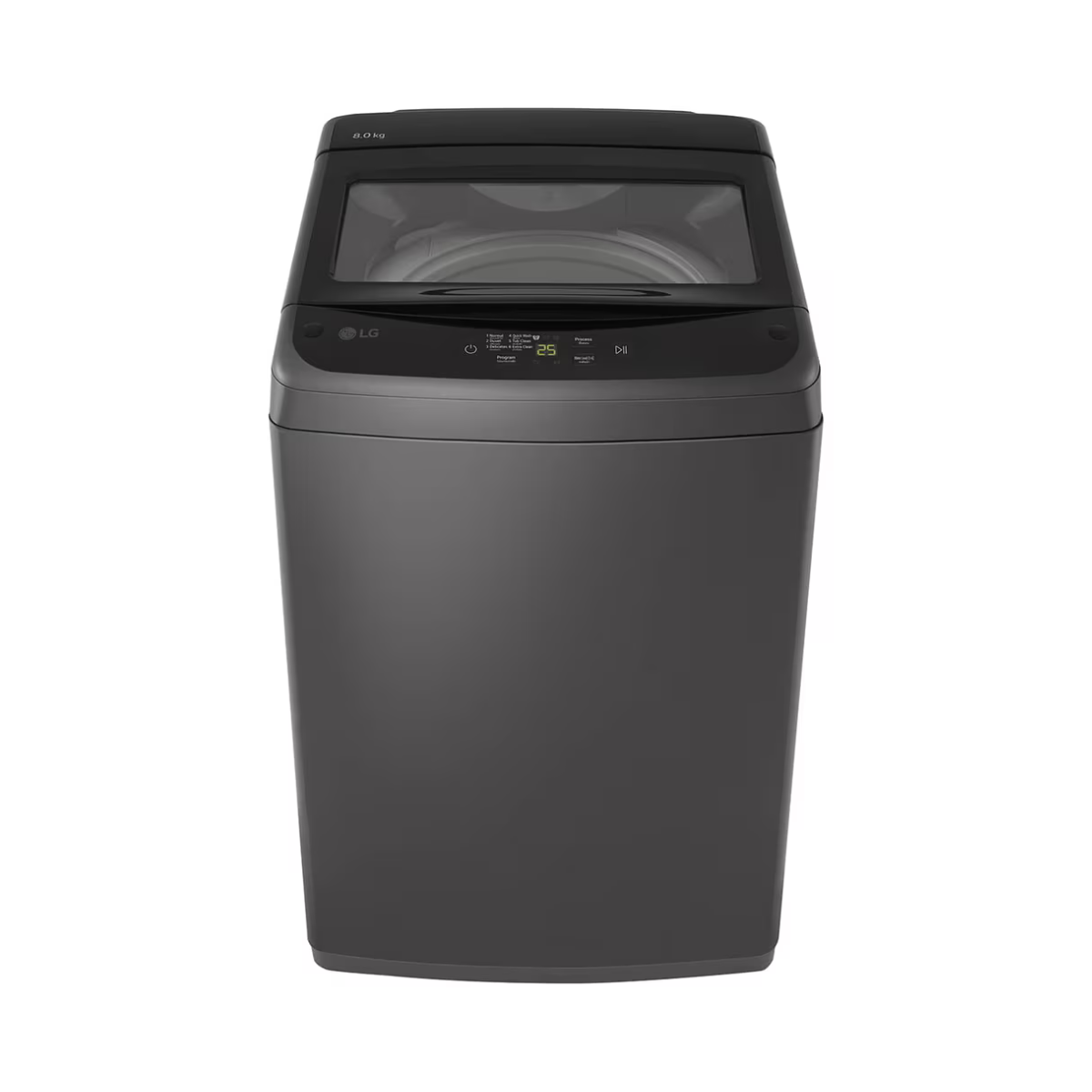 8.5kg LG Top Load Washing Machine Middle Black