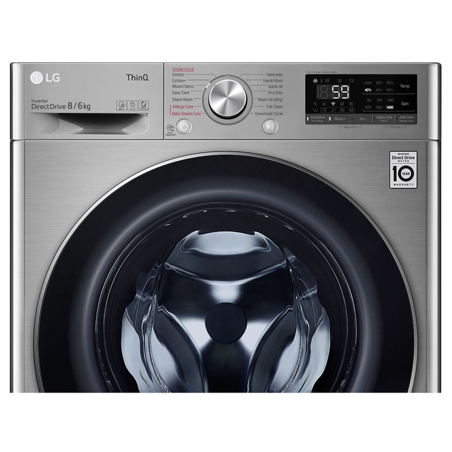 8/6kg, AI DD™ Front Load Washer Dryer