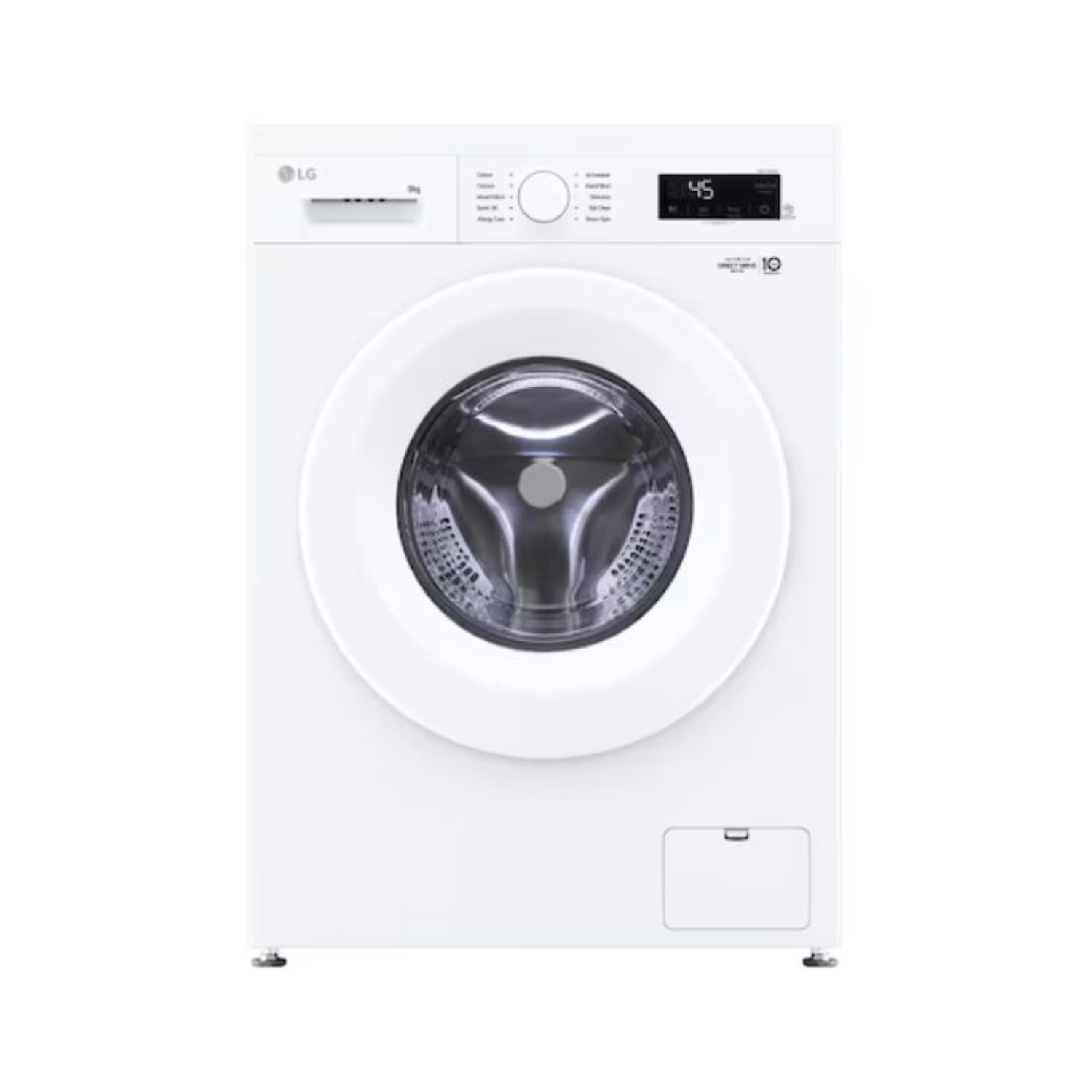 8kg LG Front Load Washing Machine White
