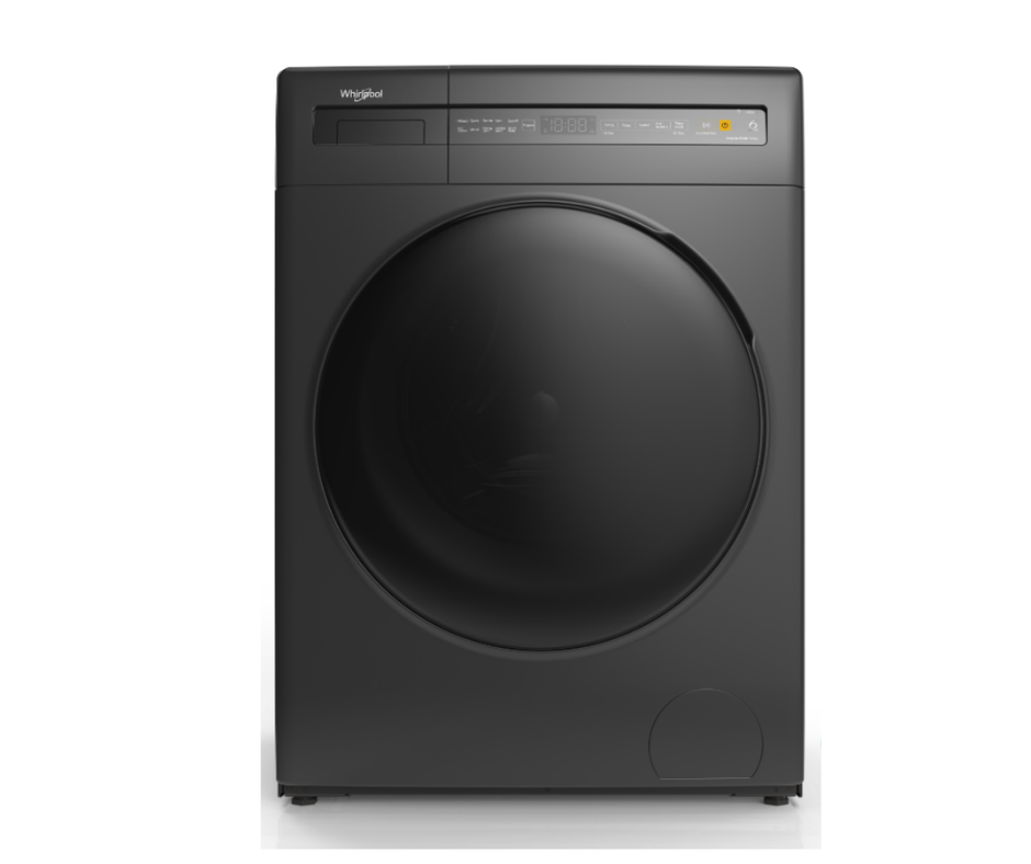 8kg Whirlpool SaniCare Front Load Washer Gray