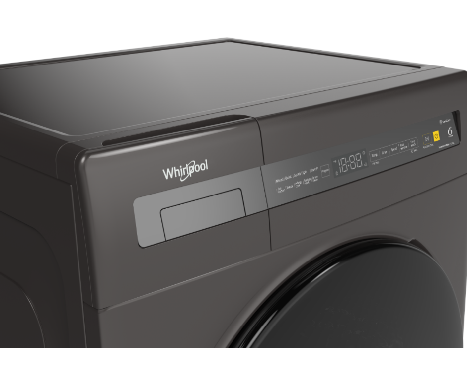 8kg Whirlpool SaniCare Front Load Washer Gray