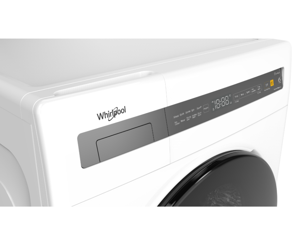 8kg Whirlpool SaniCare Front Load Washer White
