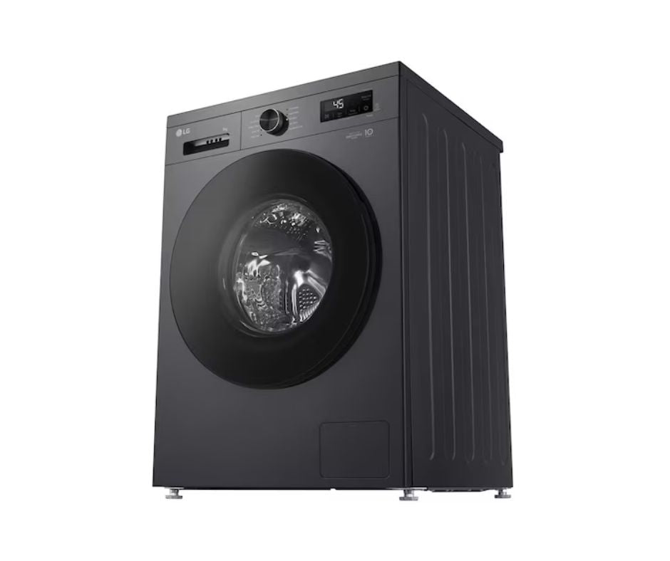 9kg LG Front Load Washing Machine Black