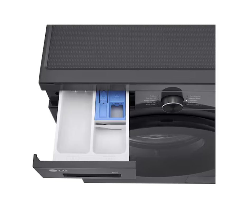 9kg LG Front Load Washing Machine Black