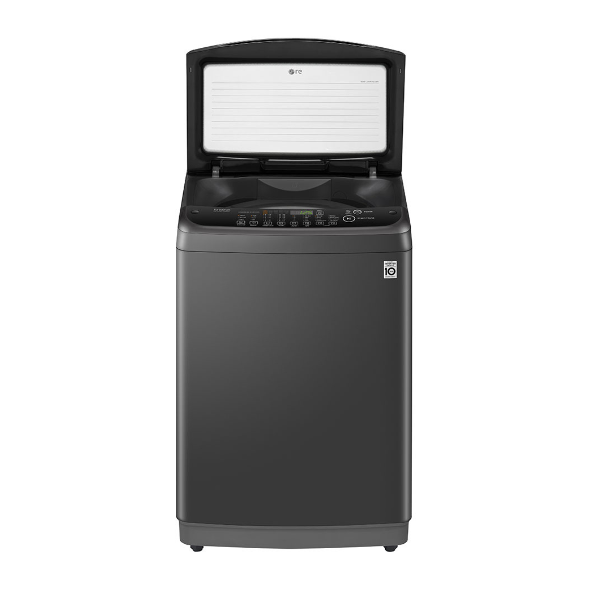 9kg LG Smart Inverter Top Load Washing Machine Middle Black