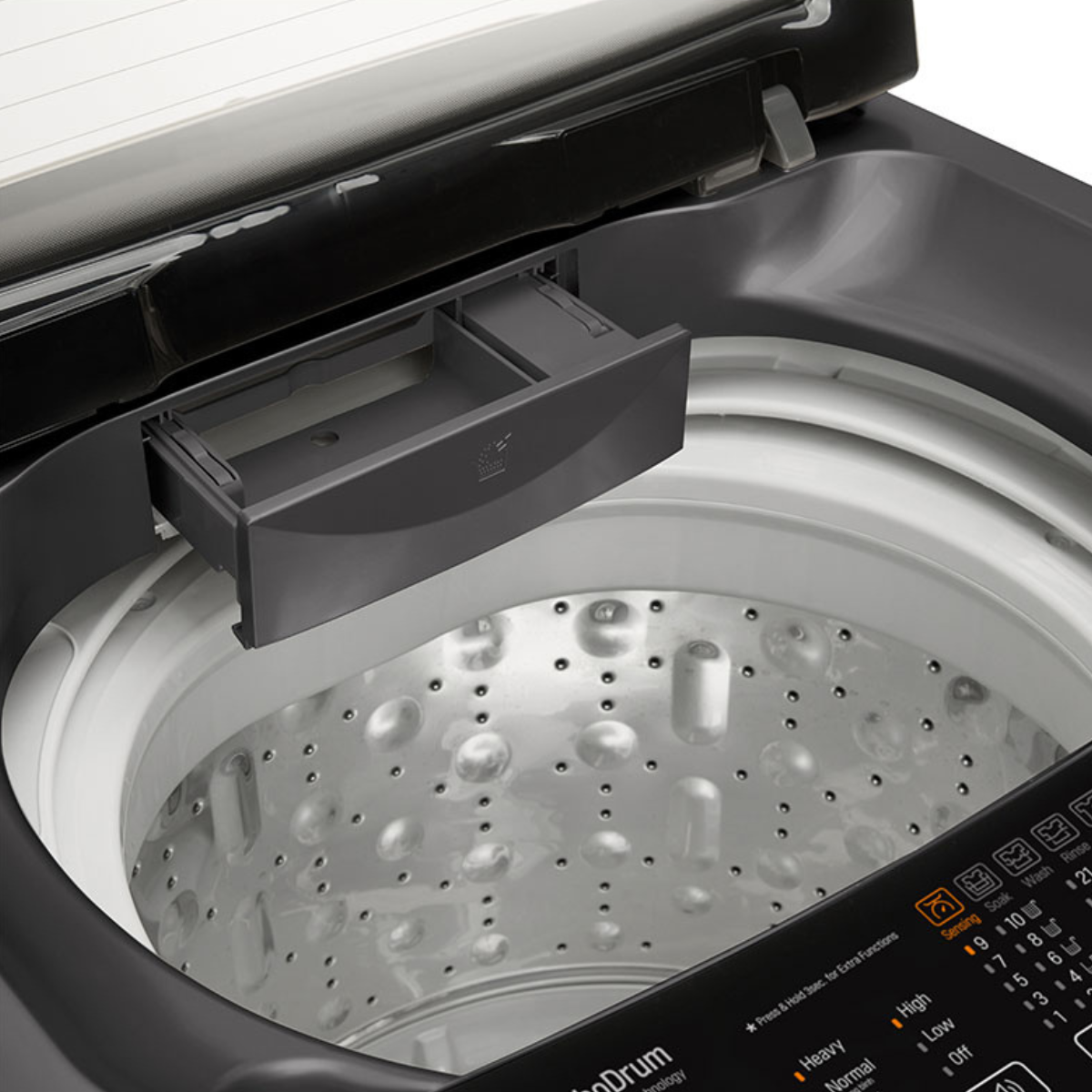 9kg LG Smart Inverter Top Load Washing Machine Middle Black