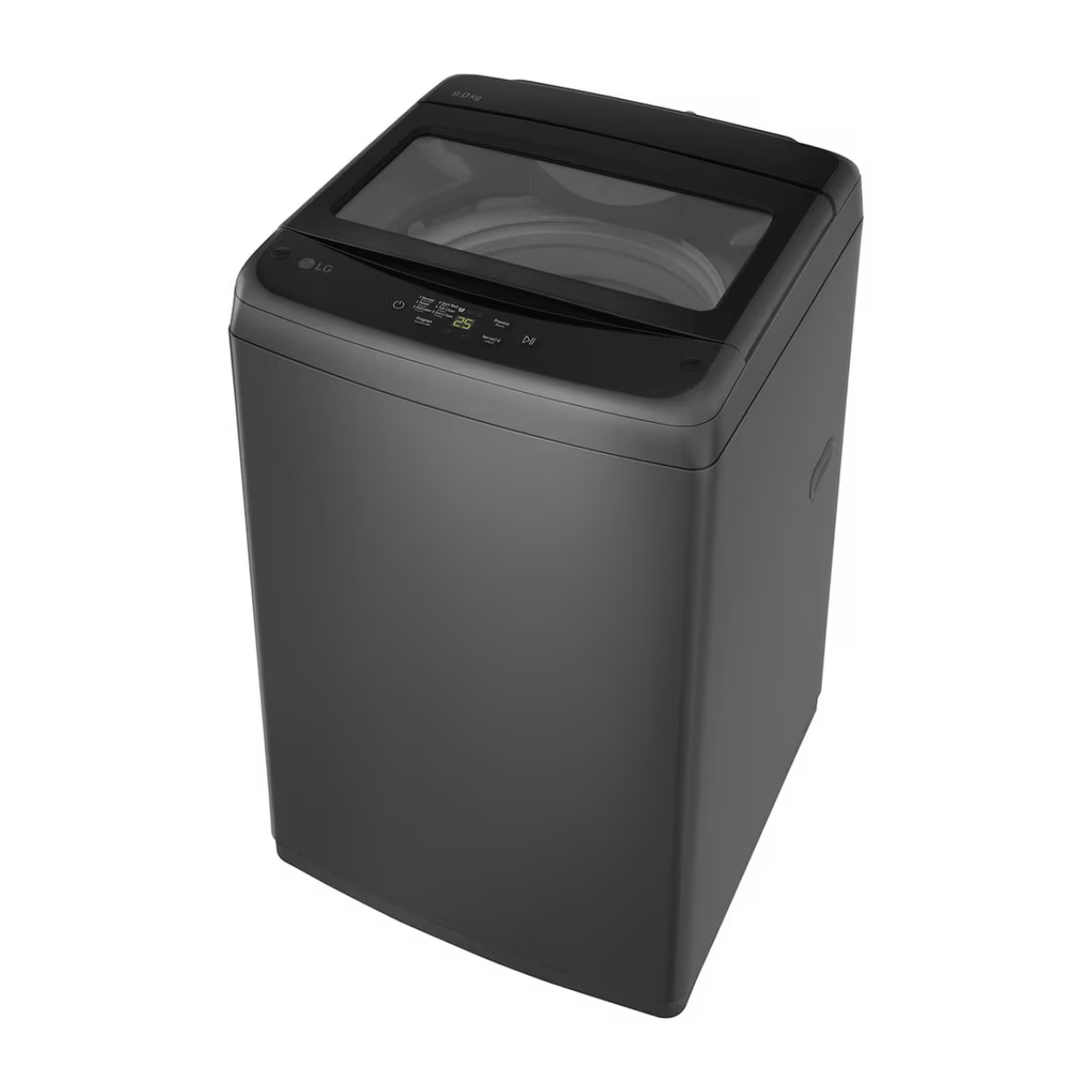 9kg LG Top Load Washing Machine Middle Black