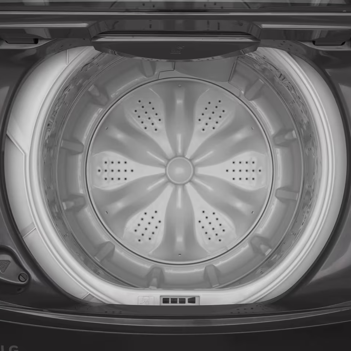 9kg LG Top Load Washing Machine Middle Black