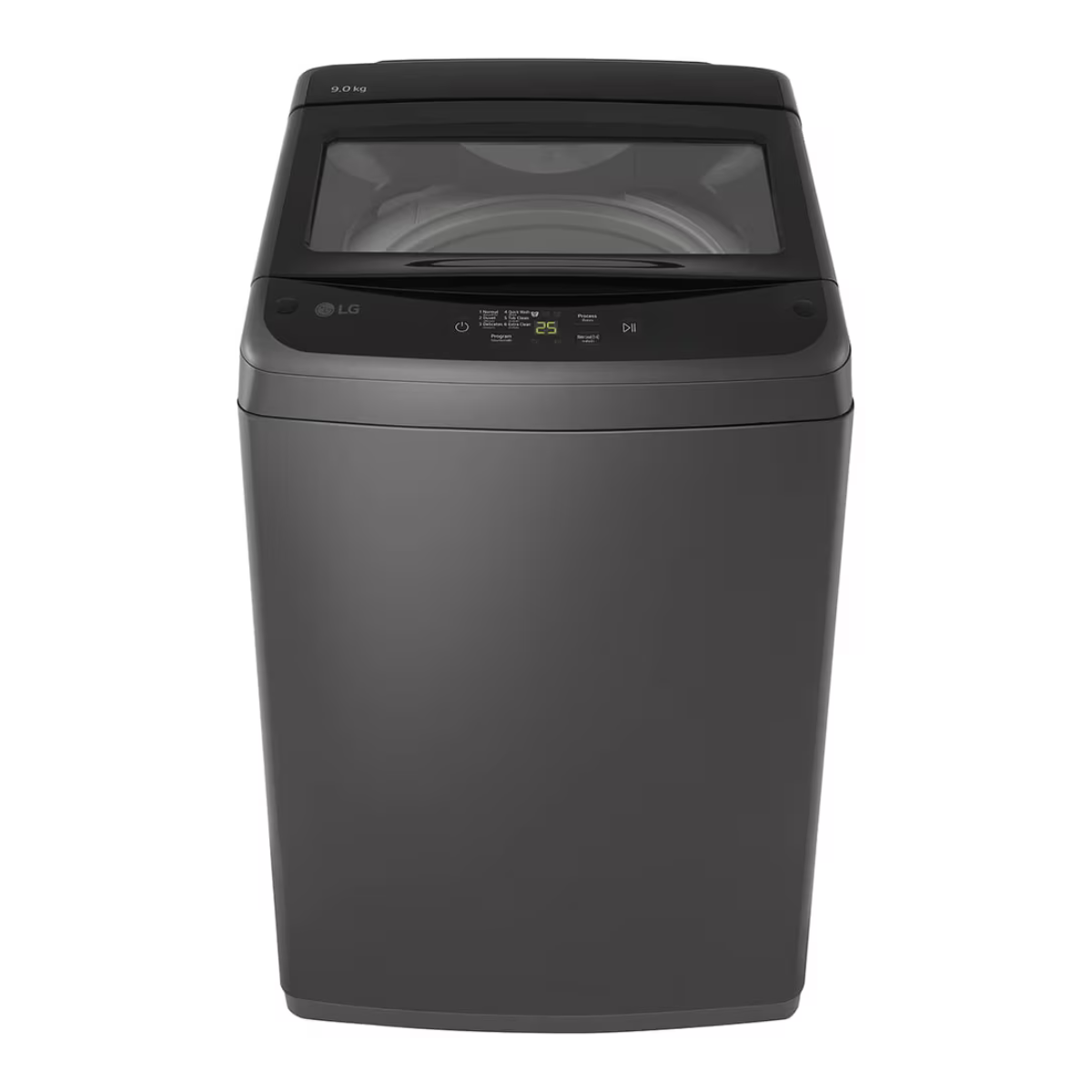 9kg LG Top Load Washing Machine Middle Black