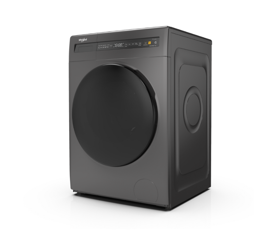 9kg Whirlpool FWEB9012GG SaniCare Front Load Washer Gray