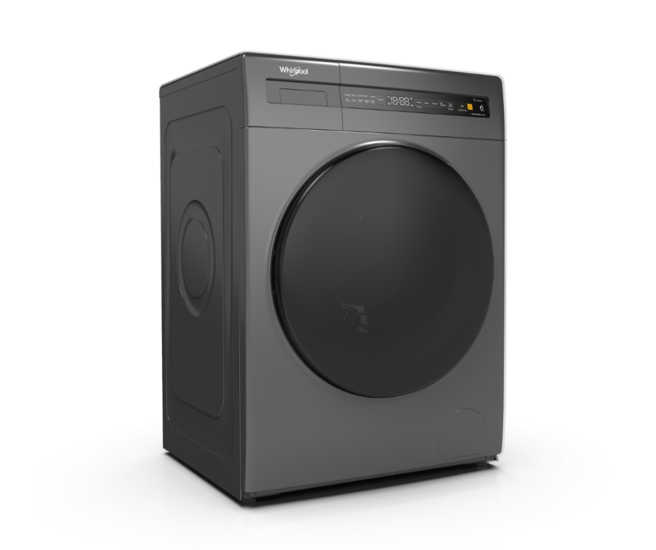 9kg Whirlpool SaniCare FWEB9002GG Front Load Washer Gray