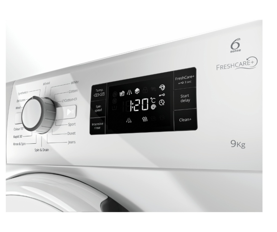 9kg Whirlpool FWG91284W FreshCare+ Washer
